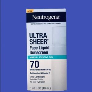 Neutrogena Ultra Sheer Face Liquid Sunscreen SPF 70 -
